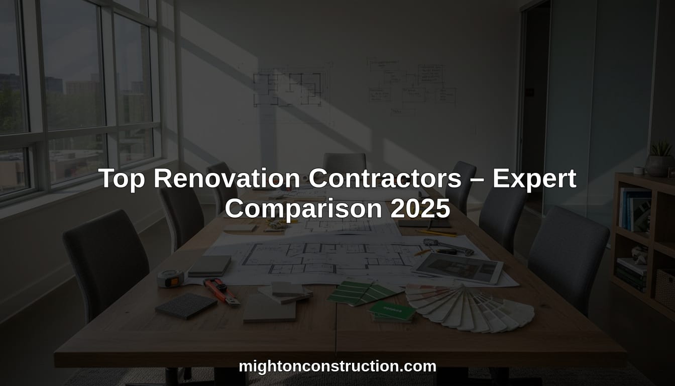 Top Renovation Contractors – Expert Comparison 2025