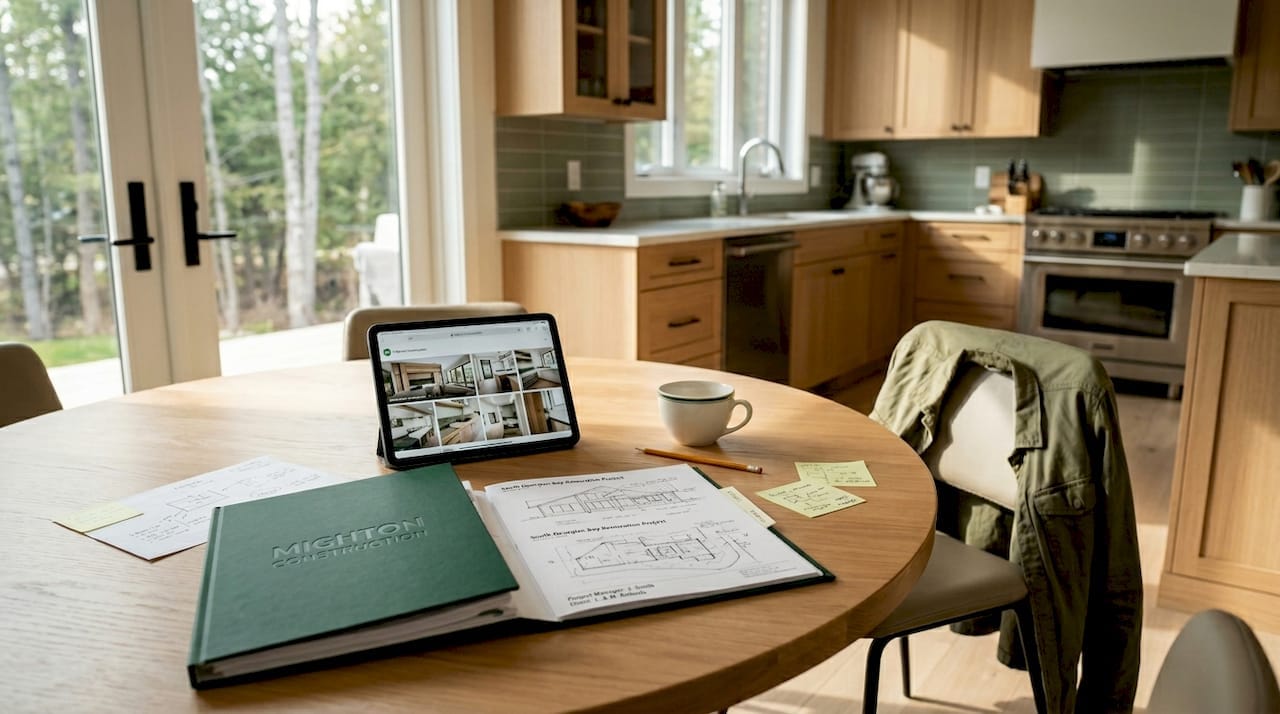 What is an initial consultation for custom home projects?