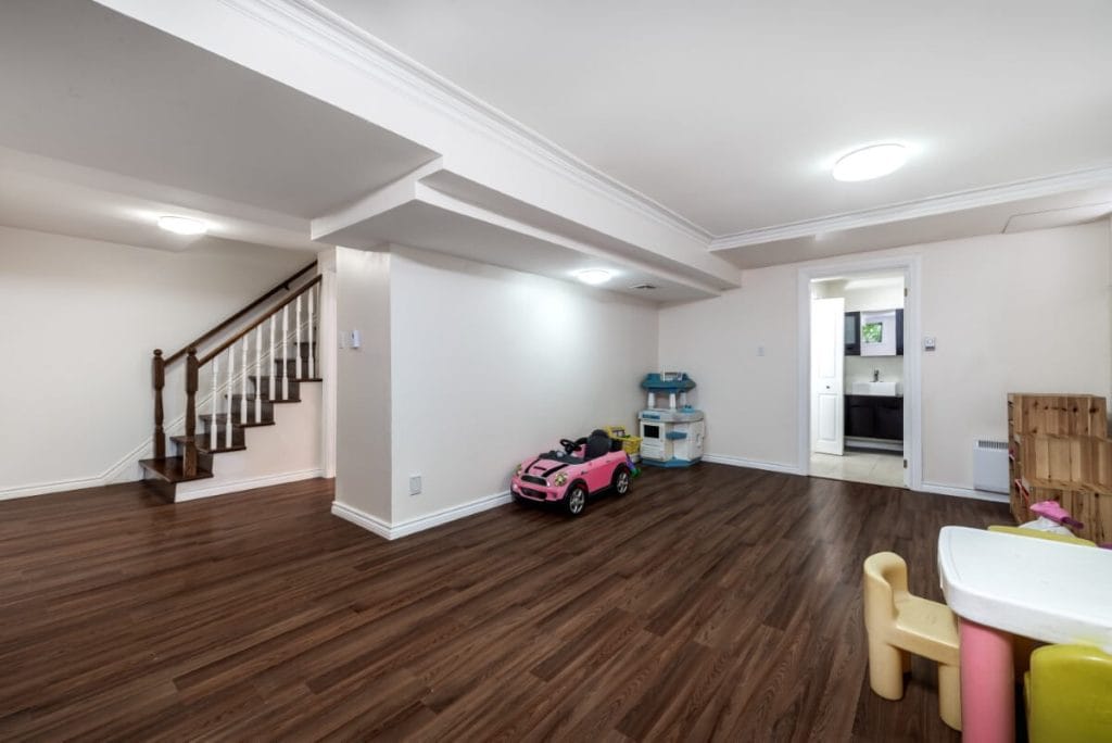 modern basement renovation wasaga beach