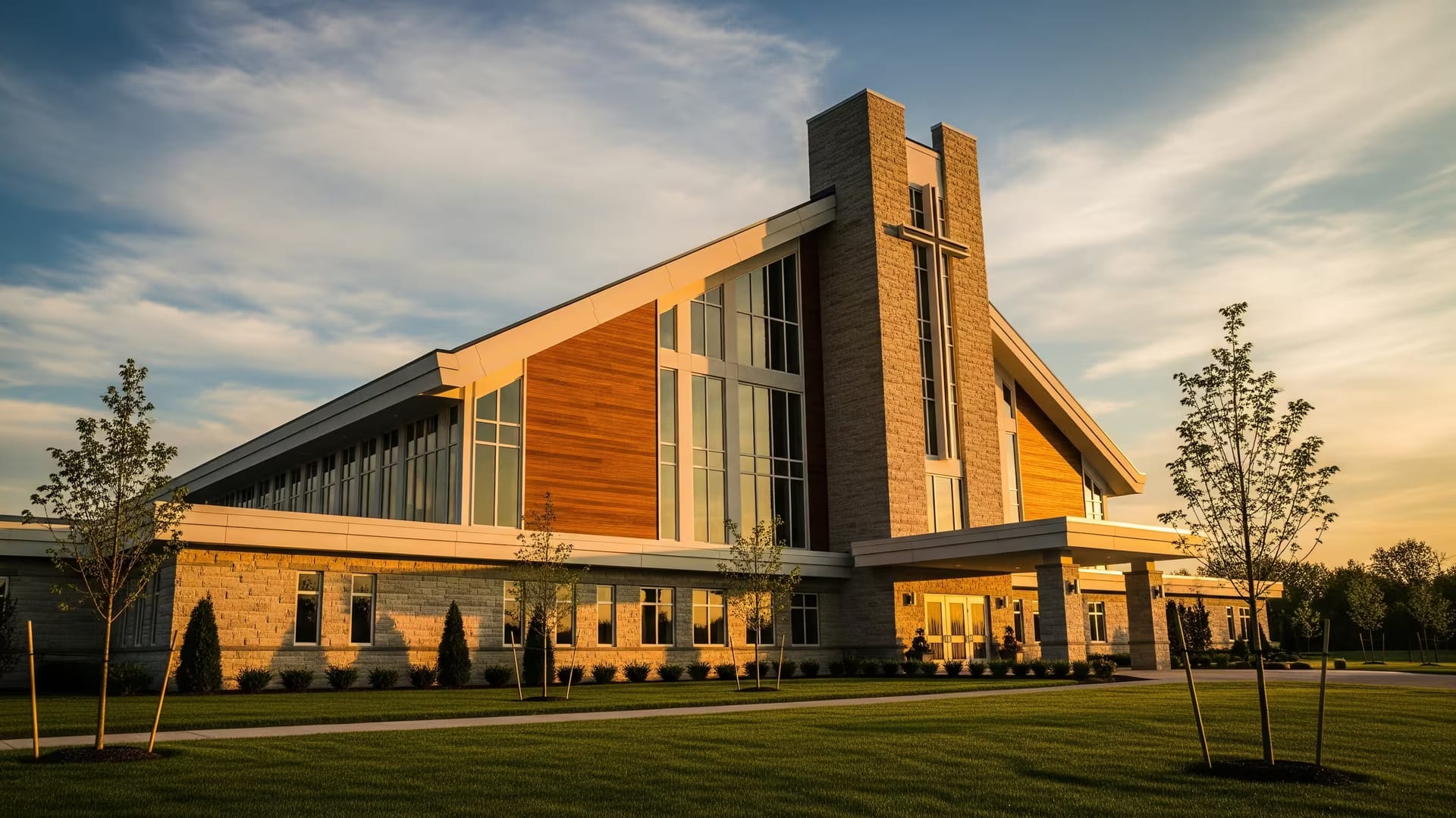 Church construction project by Mighton Construction