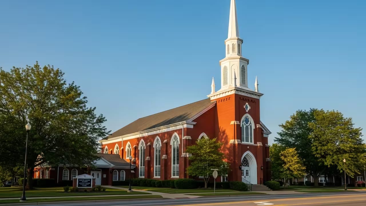 Church construction project by Mighton Construction