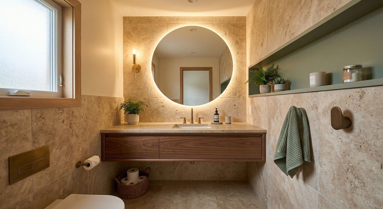 Bathroom renovation in Clearview Township by Mighton Construction