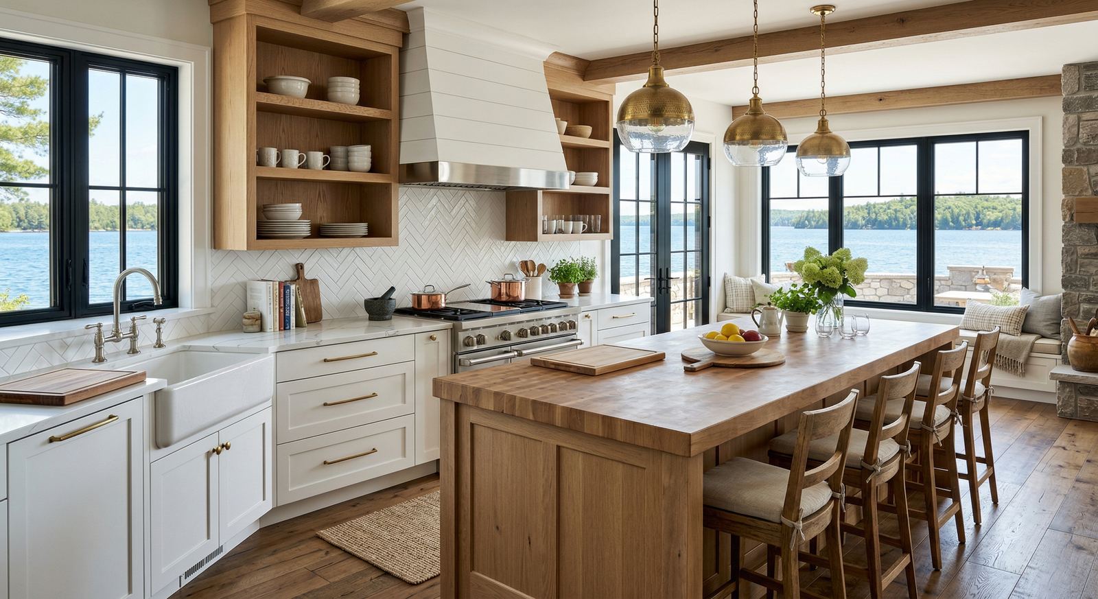 Kitchen renovation in Collingwood by Mighton Construction