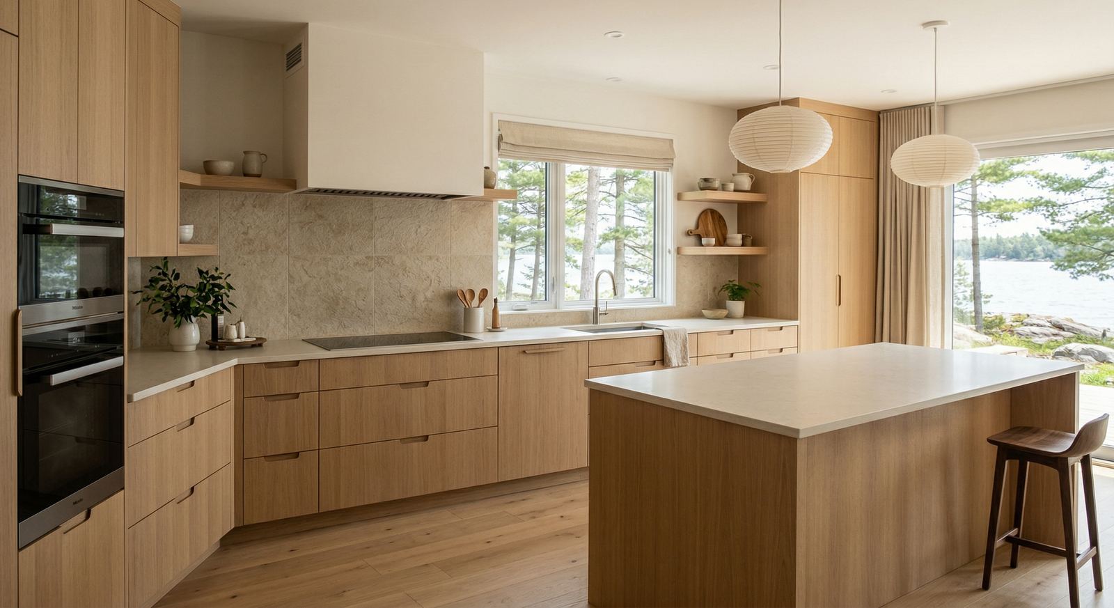 Kitchen renovation in Clearview Township by Mighton Construction