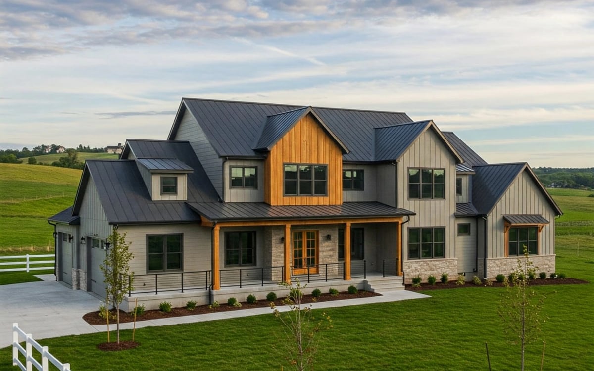 Custom home construction in Springwater by Mighton Construction