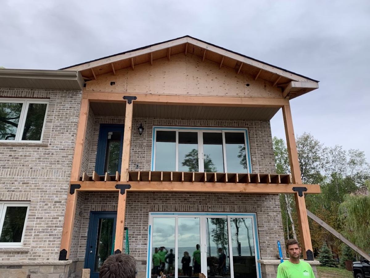 Home addition or garage build by Mighton Construction