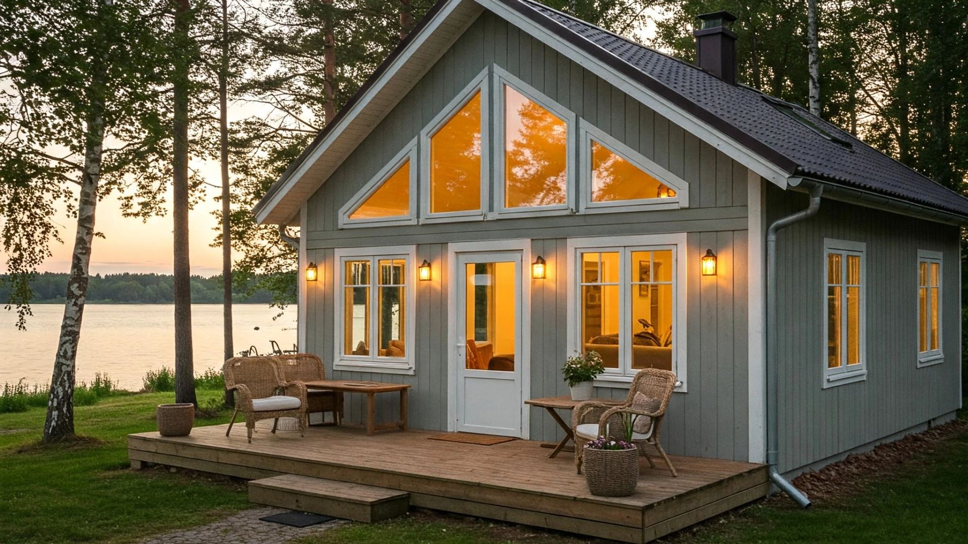Custom cottage built by Mighton Construction in Wasaga Beach
