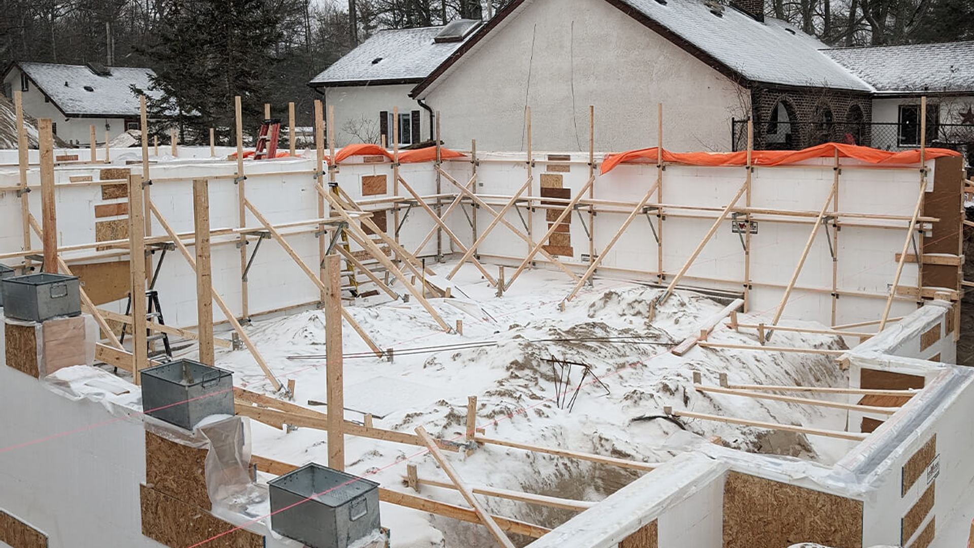 ICF construction by Mighton Construction in Collingwood