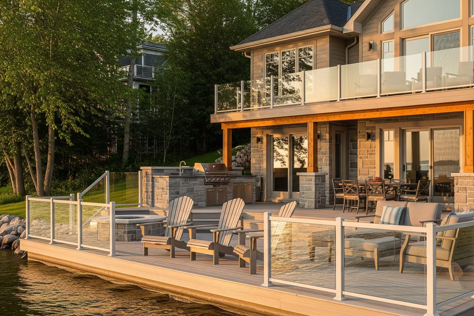 Georgian Bay Craftsman — Waterfront Cottage in Wasaga Beach by Mighton Construction